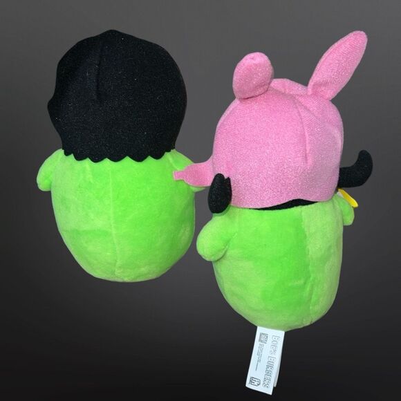 NWT Bob's Burgers Kuchi Kopi Cosplaying As Louise & Tina 7” Plush - Picture 5 of 5